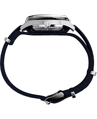 Timex Men's Automatic Blue Fabric Watch, 38mm