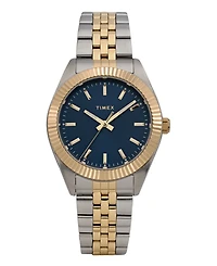 Timex Women's Quartz Analog Two-Tone Stainless Steel Watch, 36mm
