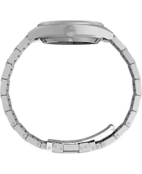 Timex Men's Mechanical Automatic Silver-Tone Stainless Steel Watch, 39mm