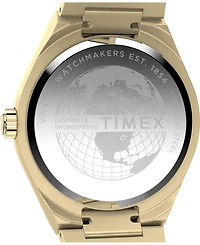 Timex Men's Quartz Analog Gold-Tone Stainless Steel Watch, 39mm