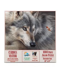 SunsOut Curious Visitor 1000 piece Jigsaw Puzzle for Adults