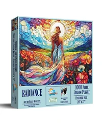 SunsOut Radiance Stained Glass 1000 piece Jigsaw Puzzle for Adults