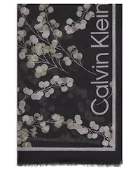 Calvin Klein Oversized Border Blossom Scarf