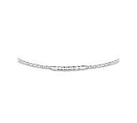 Macy's Diamond Flexible Bangle Bracelet (1/2 ct. t.w.) in Sterling Silver