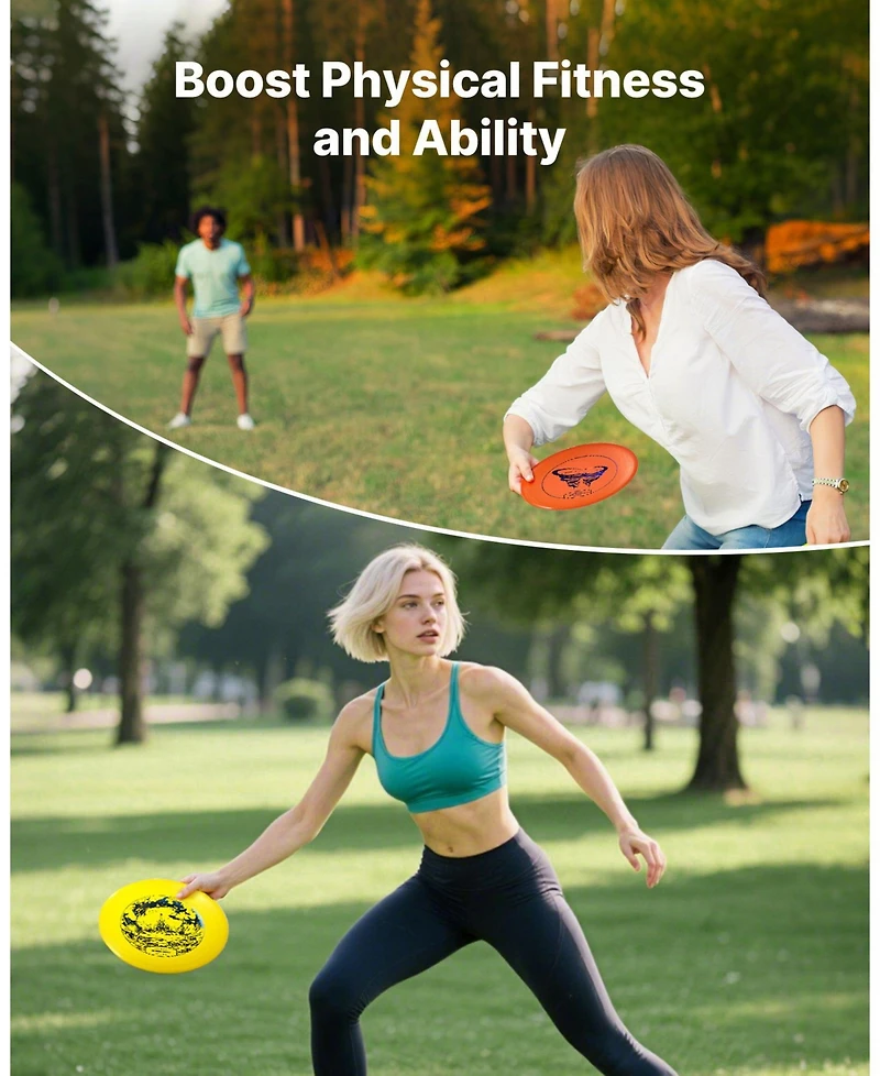 Sugift Disc Golf Set 5-Piece Starter Discs with Marker Putter Mid-Range Driver