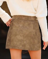 Cupshe Women's Amuse Me Brown Mini Skirt