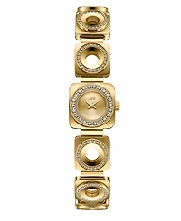 Jbw Women's Chasm Japan Quartz 18k Gold-Plated Stainless Steel Watch, 18mm