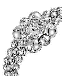 Jbw Women's Atmosphere Crystal Swiss Quartz Stainless Steel Watch, 30mm