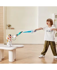 Mecale Rc Robot Toy for Kids, Programmable Remote Control Battle Robot with Bullets, Interactive Walking & Dancing Smart Robot for Boys Girls