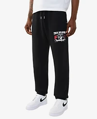 True Religion Men's Number One Logo Jogger Pants