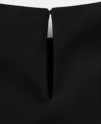 Mango Women's Asymmetrical Sleeves Dress