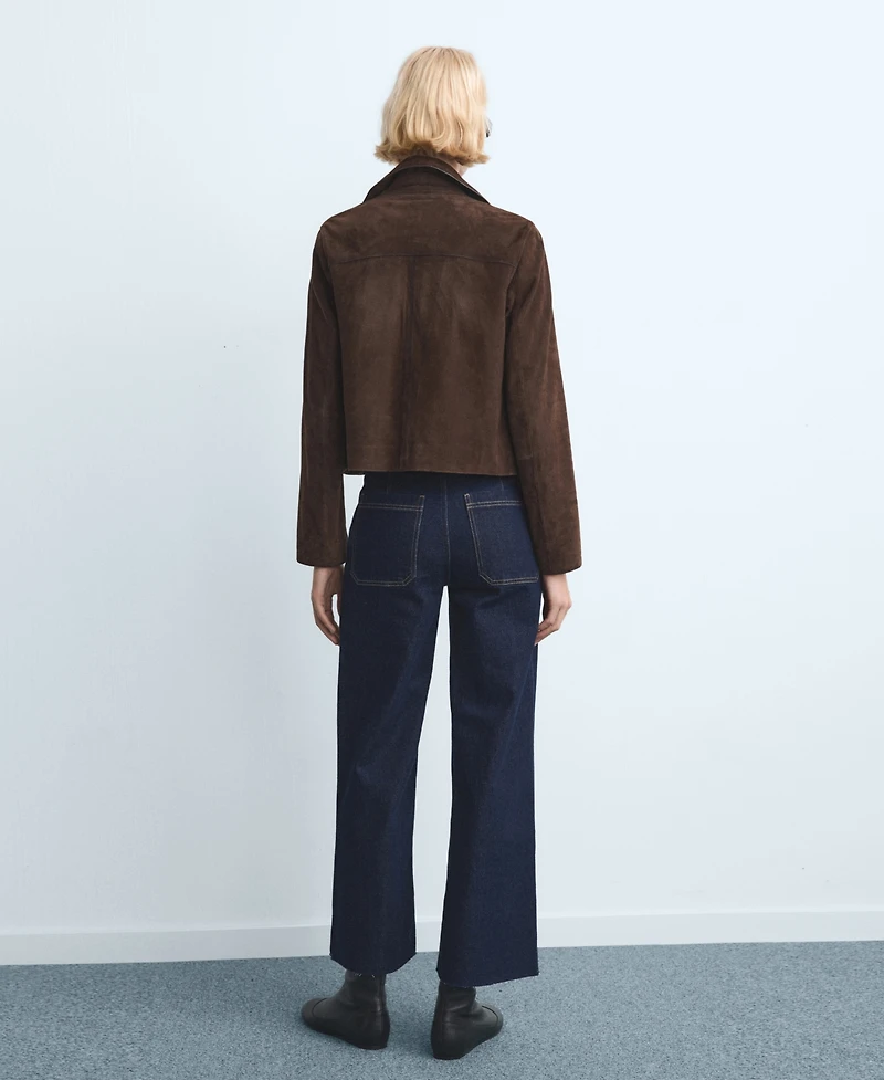 Mango Women's Catherin Culotte High-Rise Jeans