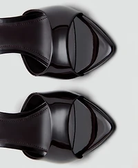 Mango Women's Patent Leather High-Heeled Sandals