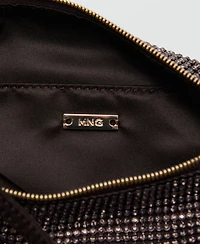 Mango Women's Rhinestones Handbag