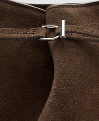 Mango Women's Suede Bucket Bag