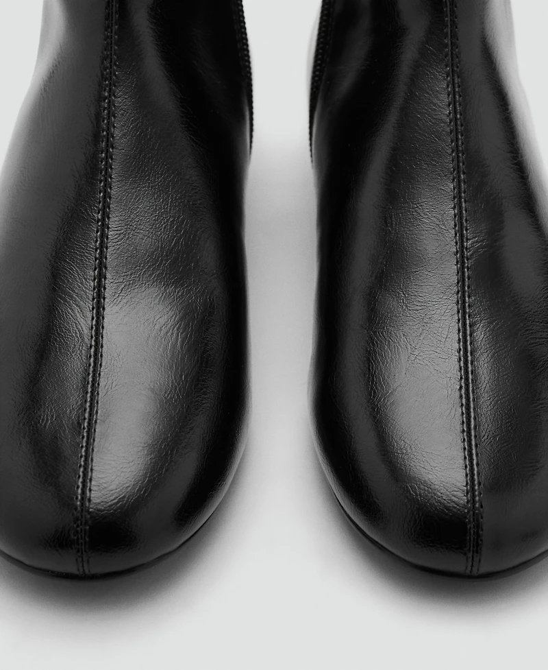 Mango Women's Zipped Flat Ankle Boots