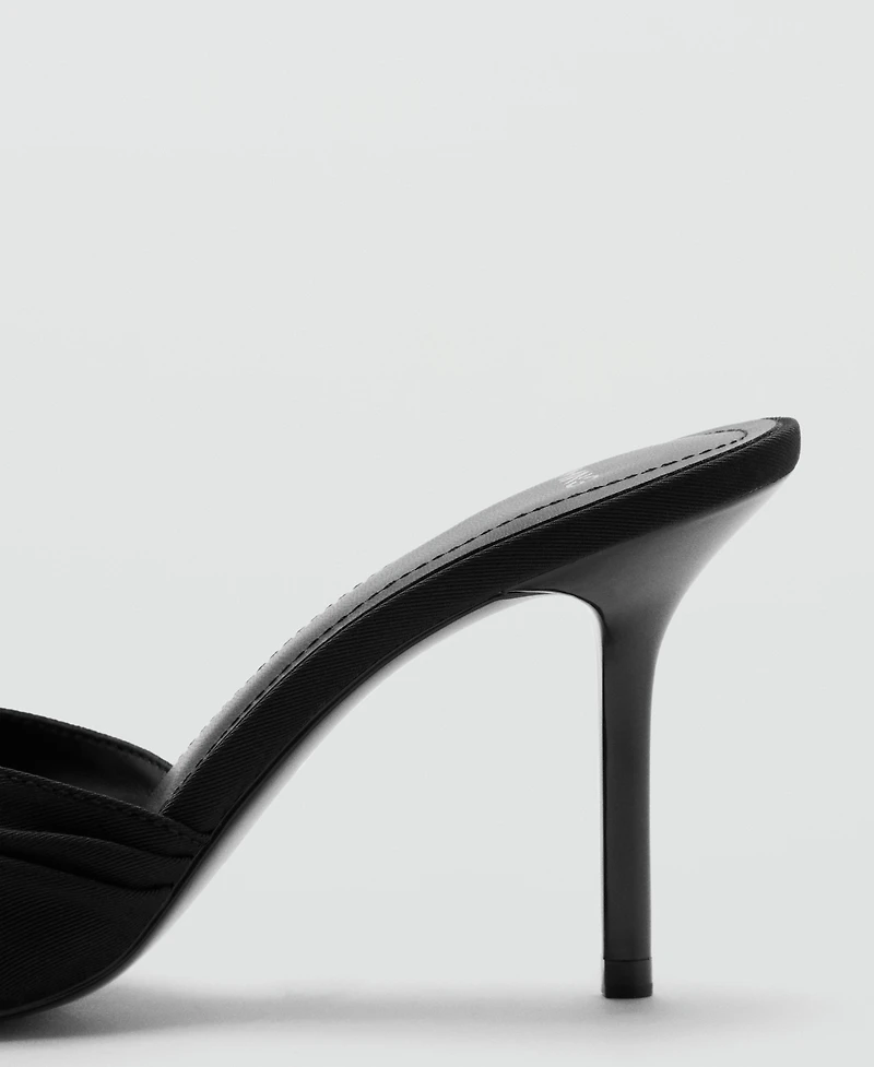 Mango Women's Bow Heel Sandals