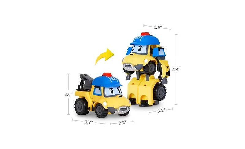 Robocar Poli 4" Transforming Robot