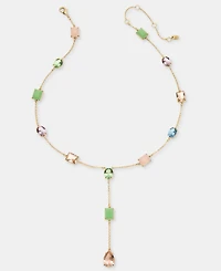 Lauren Ralph Lauren Multi-Stone Lariat Necklace, 16" + 3" extender