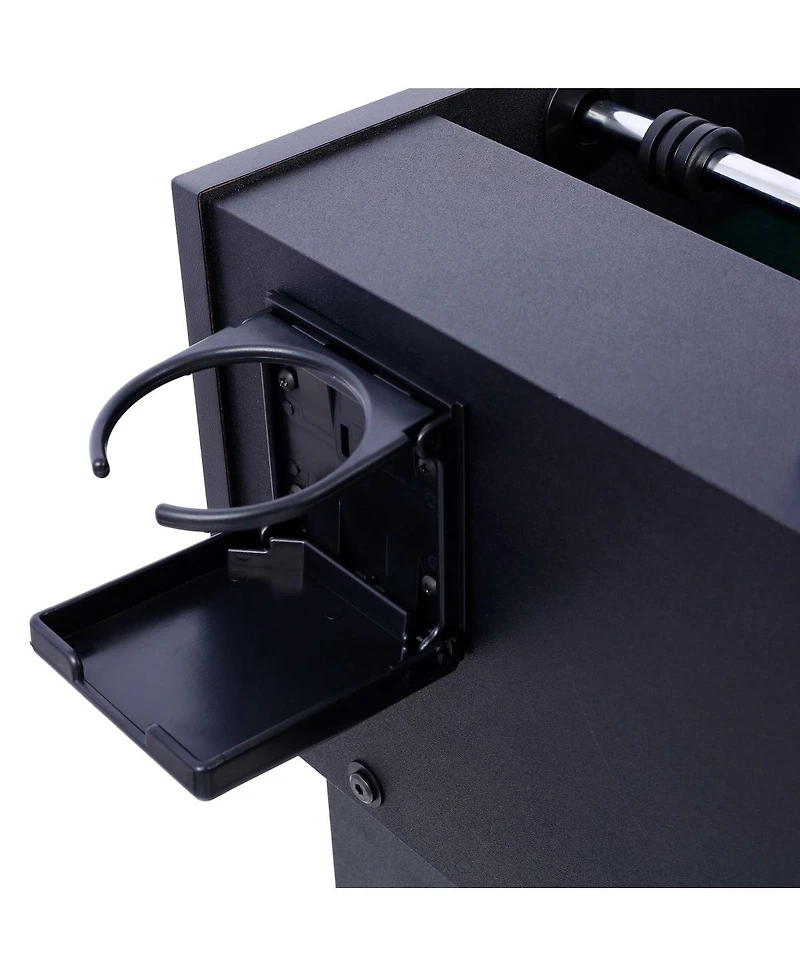 Rbied Mdf Foosball Table with Steel Rods, Modern Non-Slip Handles for Adults, Indoor Soccer Game