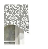 Rlf Home 50" x 17" Ozbourne Cornice Syel 3" Rod Pocket Valance