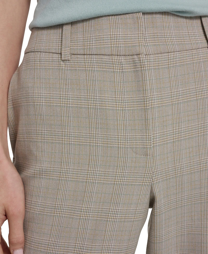 Tommy Hilfiger Women's Plaid Bootcut Trousers