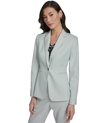 Tommy Hilfiger Women's Slim Fit Tonal Stripe Blazer
