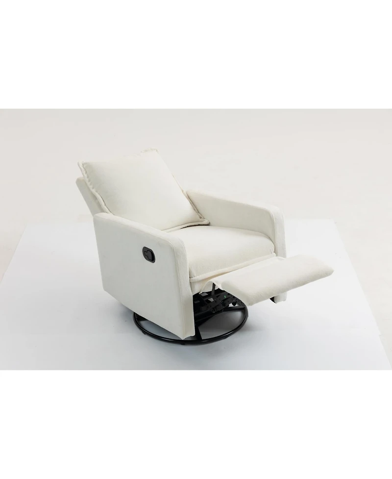 Streamdale Furniture Short Plush Manual Button Armchair Sofa