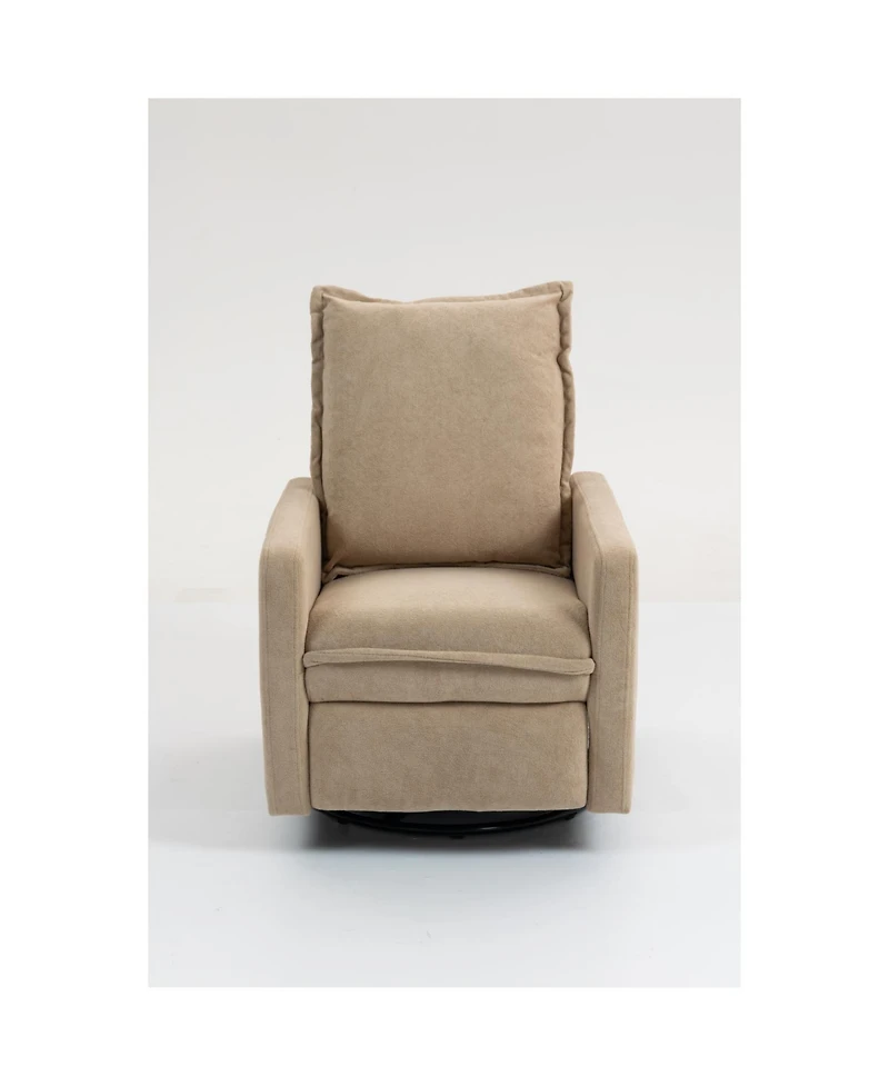 Streamdale Furniture Short Plush Manual Button Armchair Sofa