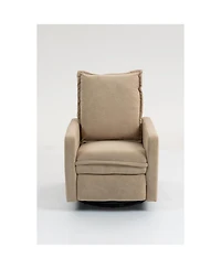 Streamdale Furniture Short Plush Manual Button Armchair Sofa