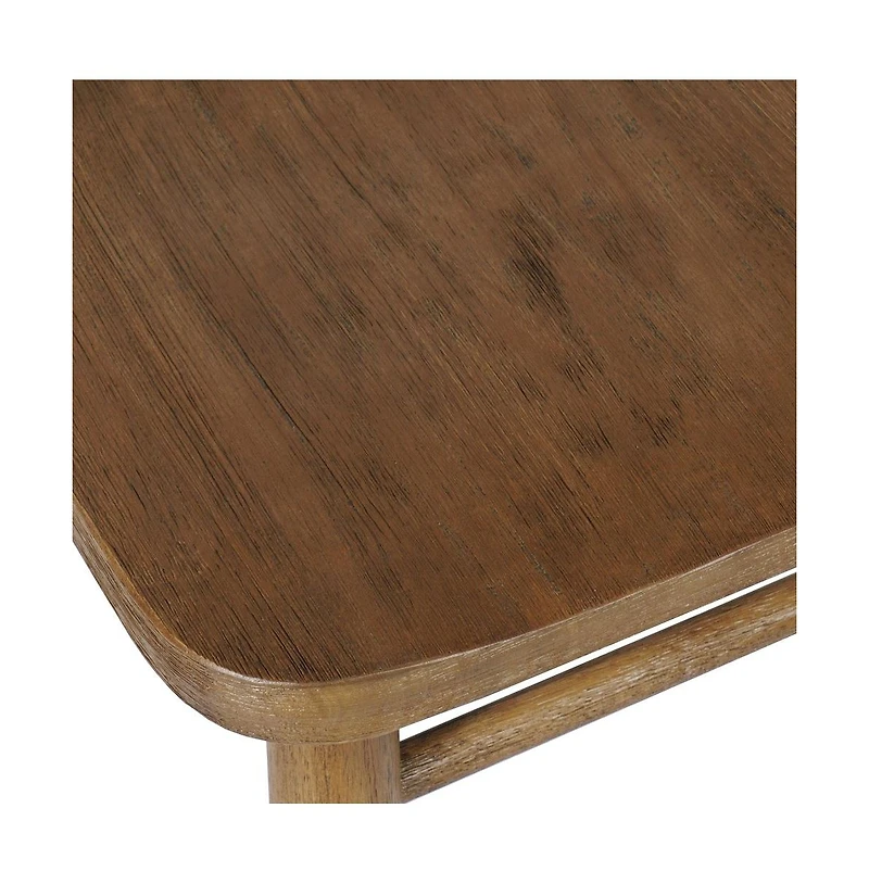 Jofran Fitz Traditional Solid Wood Curved Back Spindle Dining Chair (Set of 2)