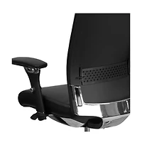 Emma+Oliver 24/7 300 lb. Rated Seat Slider Ergonomic Office Chair with Adjustable Lumbar