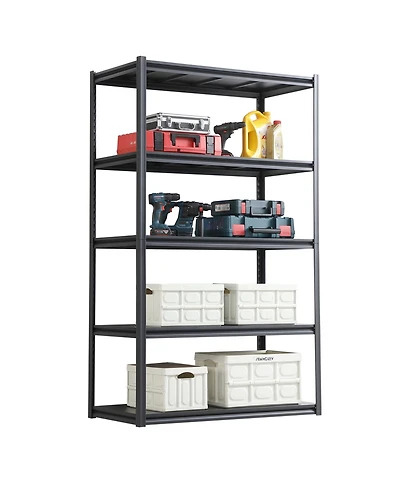 Streamdale Furniture 5-Tier Heavy-Duty Metal Storage Shelves, Adjustable for Garage, Basement, Kitchen