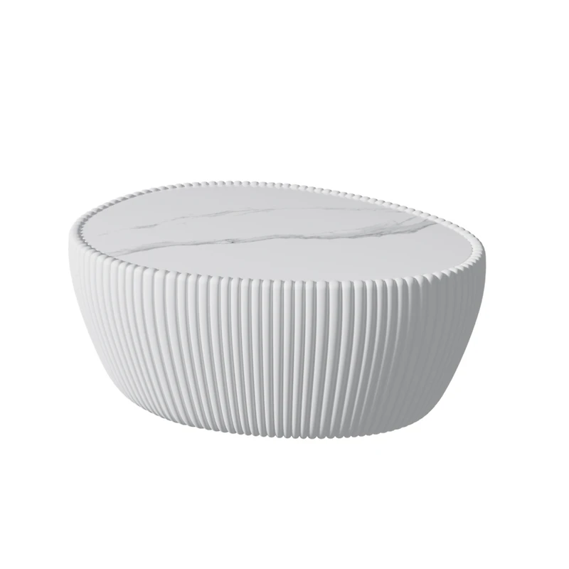 Streamdale Furniture Modern Pu Coffee Table for Living Room