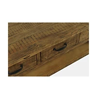 Jofran Rustic Farmhouse Solid Wood 50" Coffee Table
