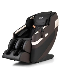 Costway Full Body Massage Chair with Airbags Waist Heater Foot Rollers Voice Control