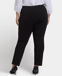 Nydj Plus Pull-On Slim Ankle Trouser Pants