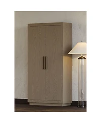 Maven Lane Uma Contemporary Wooden Cabinet in Refined Grey Finish