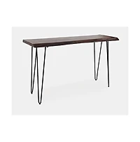 Jofran Nature's Edge 50'' Solid Acacia Sofa Table