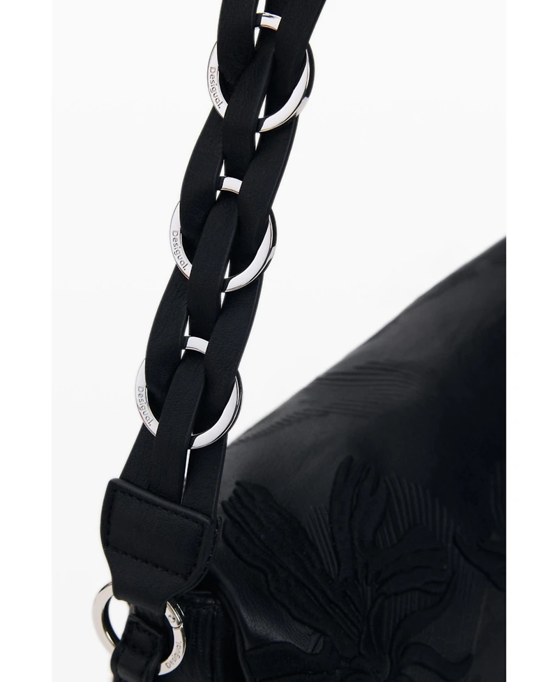 Desigual Women's Medium backpack with embroidered charms