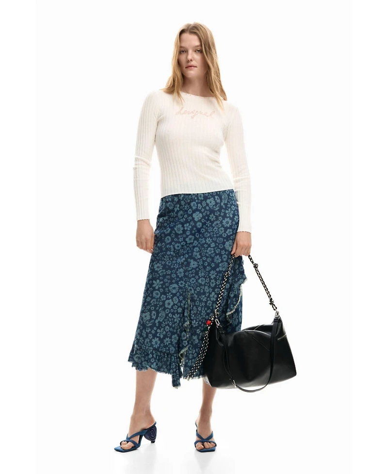 Desigual Women's Large bag with logo charm