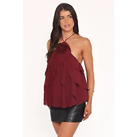 Petal and Pup Women's Zorina Halter Neck Chiffon Top