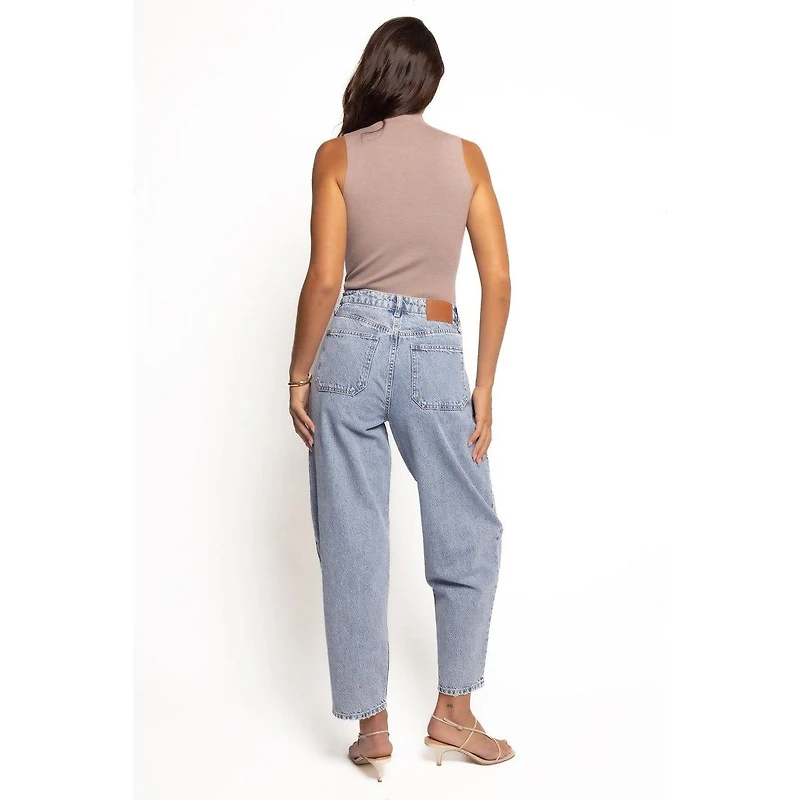 Petal and Pup Women's Ellis High-Rise Barrel-Leg Jeans