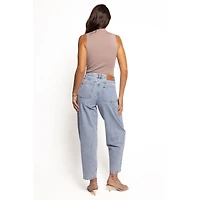 Petal and Pup Women's Ellis High-Rise Barrel-Leg Jeans