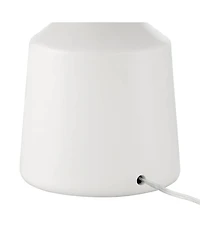 360 Lighting Tango 20 1/2" High Small Modern Coastal Accent Table Lamps Set of 2 White Ceramic White Shade Living Room Bedroom