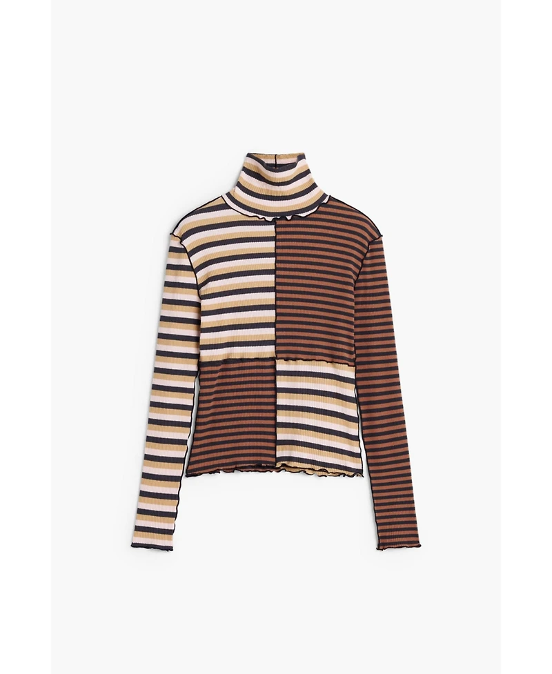 Desigual Women's Long Sleeve High Neck T-shirt