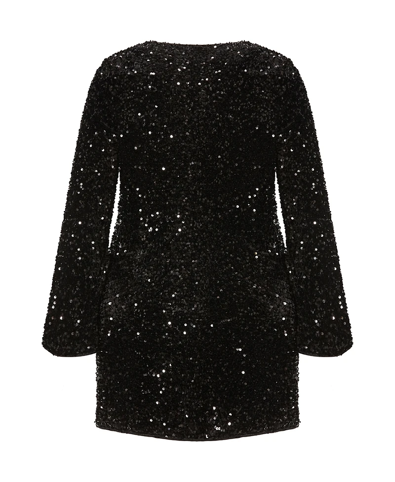 City Chic Women's Sequin Neptune Dress