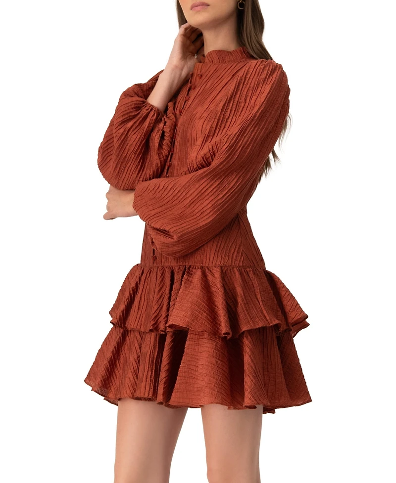 Ivonne Women's Layered Short Dress