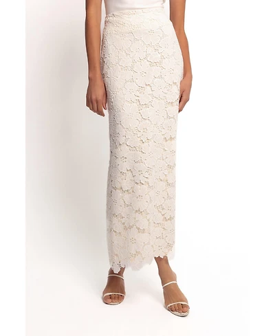 Petal and Pup Women's Mika Floral Lace Maxi Skirt