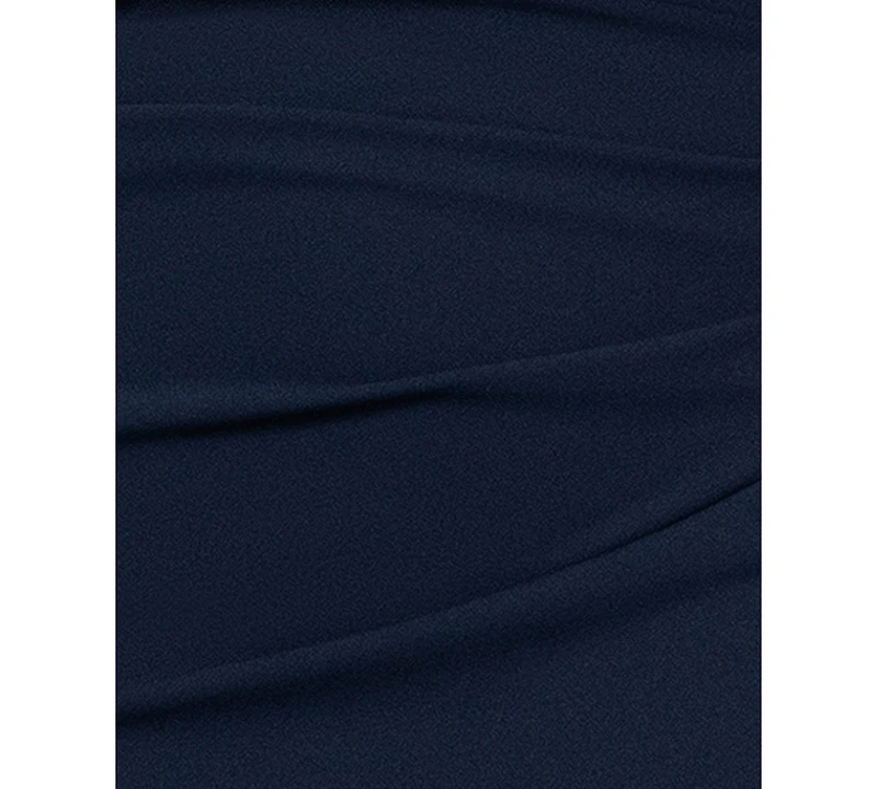 Xscape Plus One-Shoulder Ruffle Ball Gown